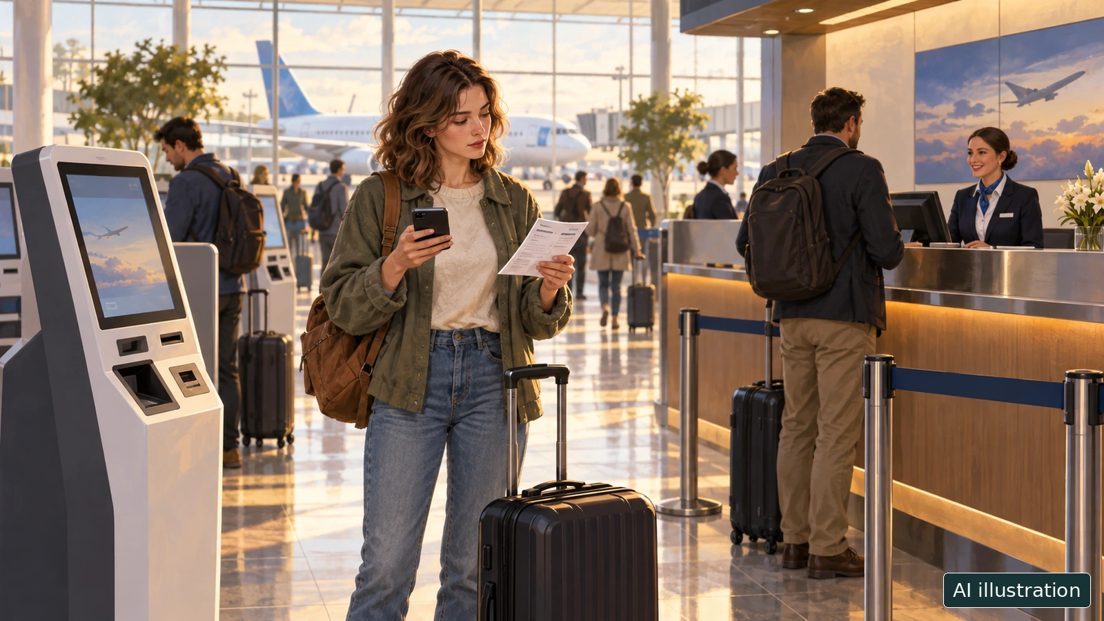 App, kiosk or counter: which check-in step are you completing? - Trip Keeper