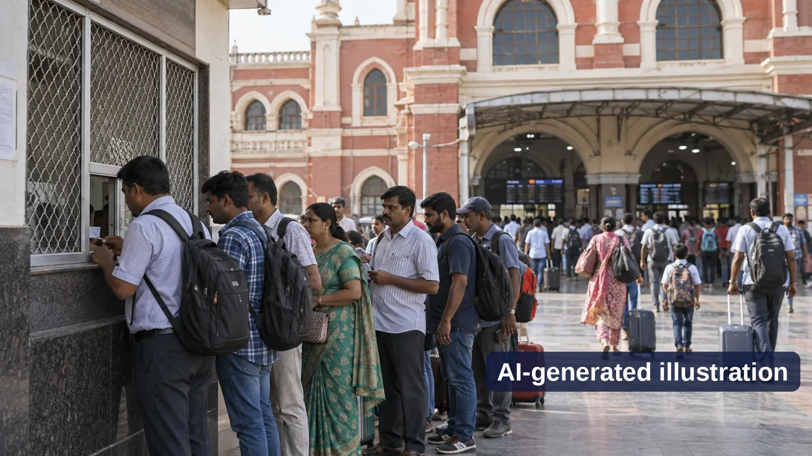 Can a first-time passenger enter a station without a platform ticket?