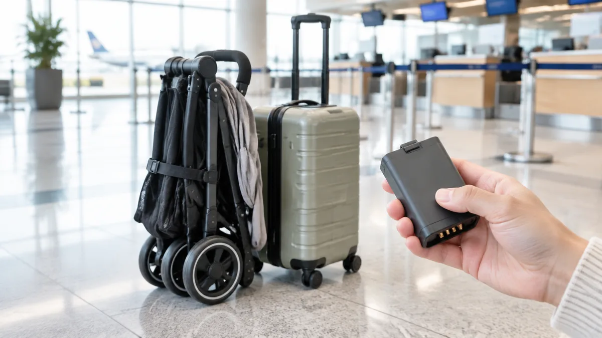 Can I Carry a Baby Stroller Battery on a Flight? - Trip Keeper