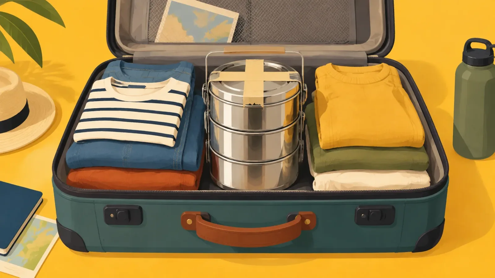 Can I Carry a Steel Tiffin Box on an Indian Flight?
