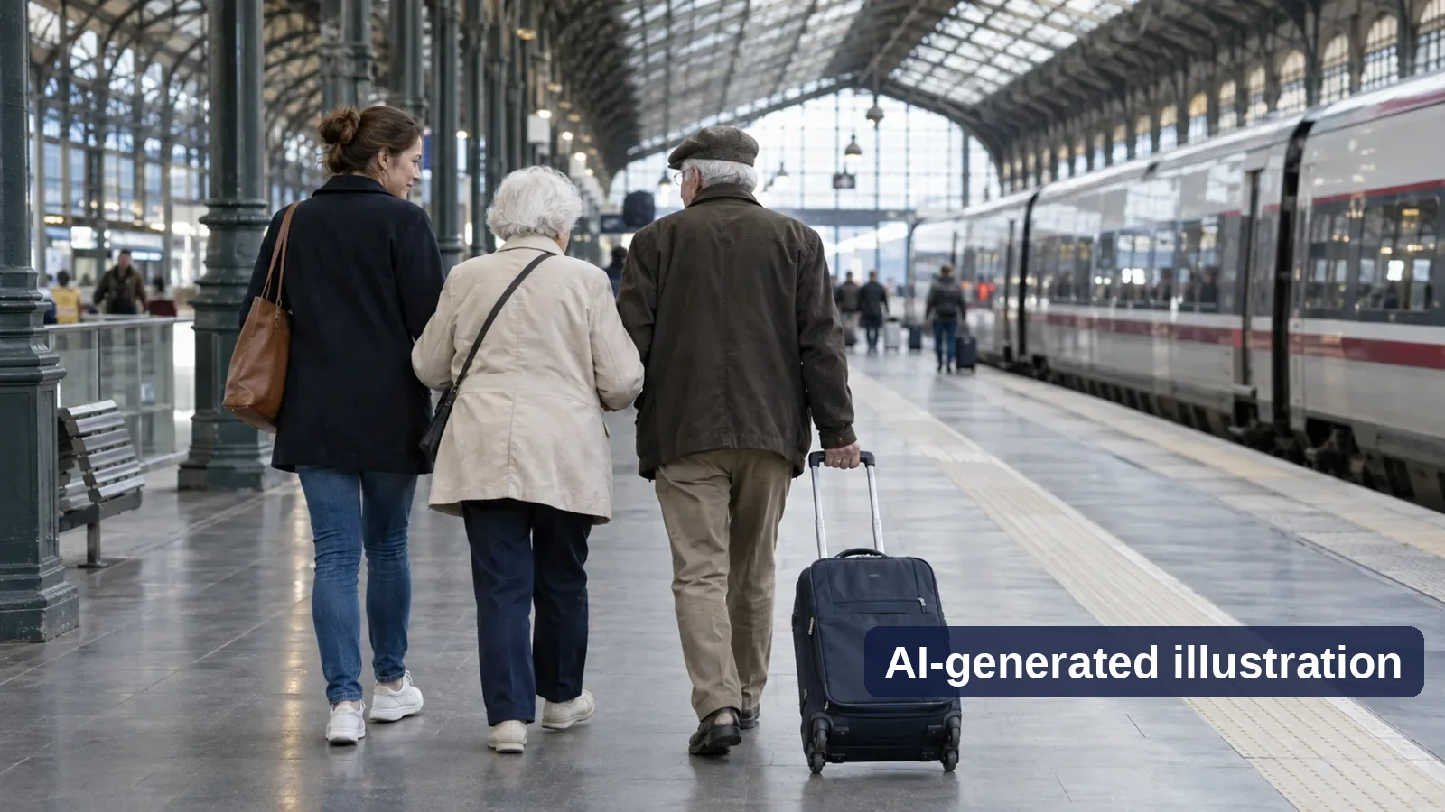 Changing trains at Zurich HB with elderly parents: plan the walking, not only the timetable - Trip Keeper