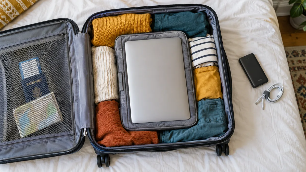 क्या checked luggage में laptop रख सकते हैं या सिर्फ cabin baggage में? - Trip Keeper