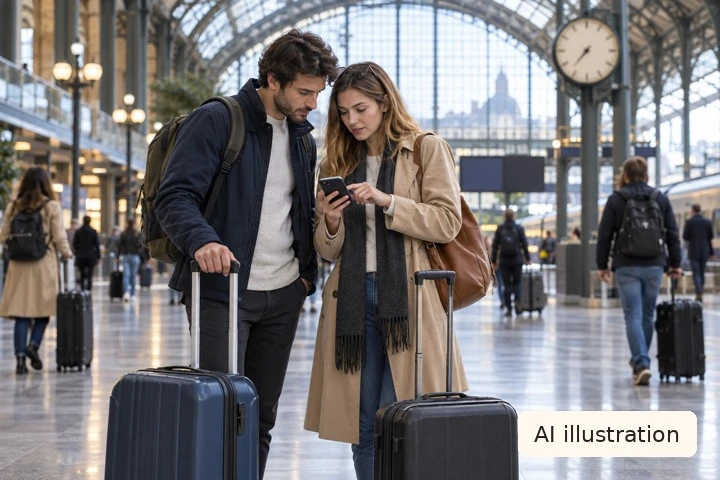 Gare du Nord से Gare de Lyon: केवल ट्रेन समय नहीं, पूरा ट्रांसफर जोड़ें - Trip Keeper