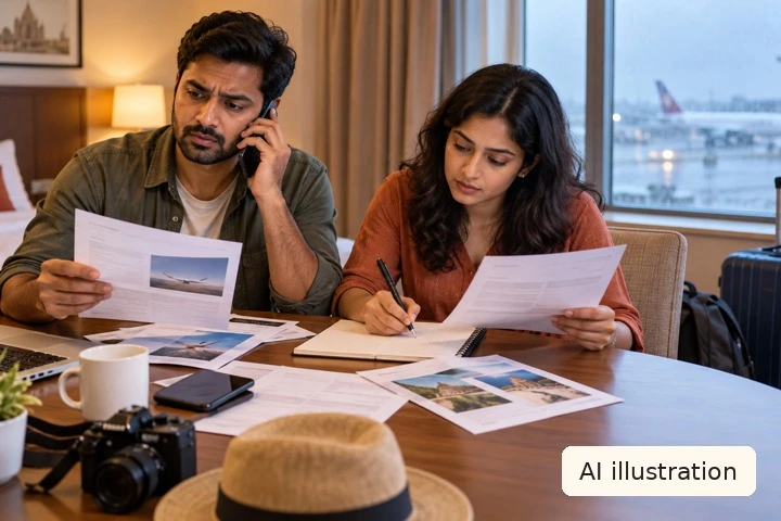 उड़ान रद्द हुई, टूर बुकिंग चल रही है: दोनों अनुबंध का नुकसान अलग संभालें - Trip Keeper
