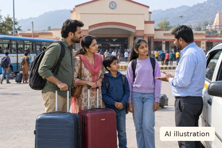 हरिद्वार रेलवे स्टेशन से ऋषिकेश: बैग के साथ टैक्सी या बस? - Trip Keeper