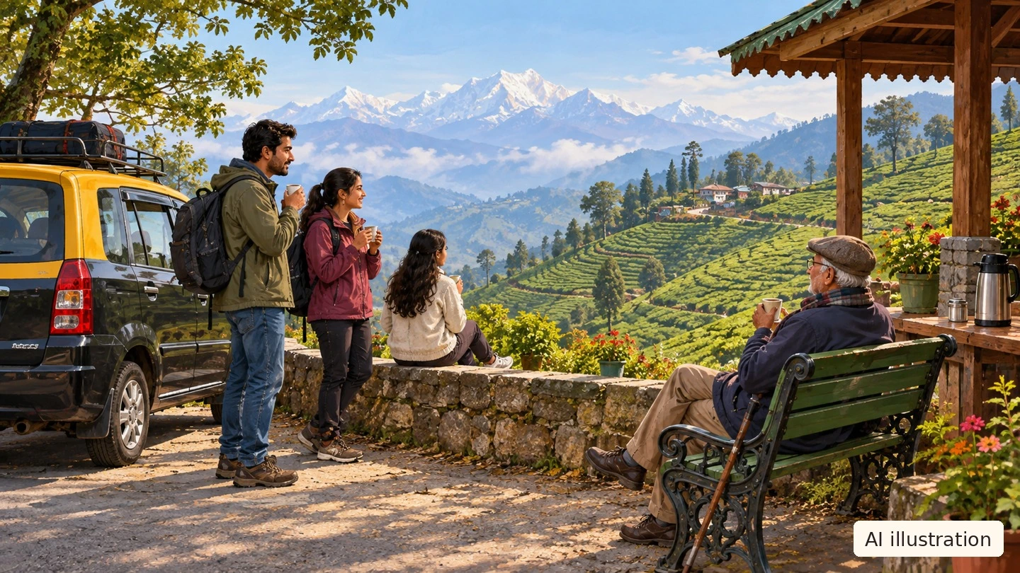 बागडोगरा एयरपोर्ट से दार्जिलिंग: पहाड़ी सड़क और जरूरी विराम का समय रखें - Trip Keeper