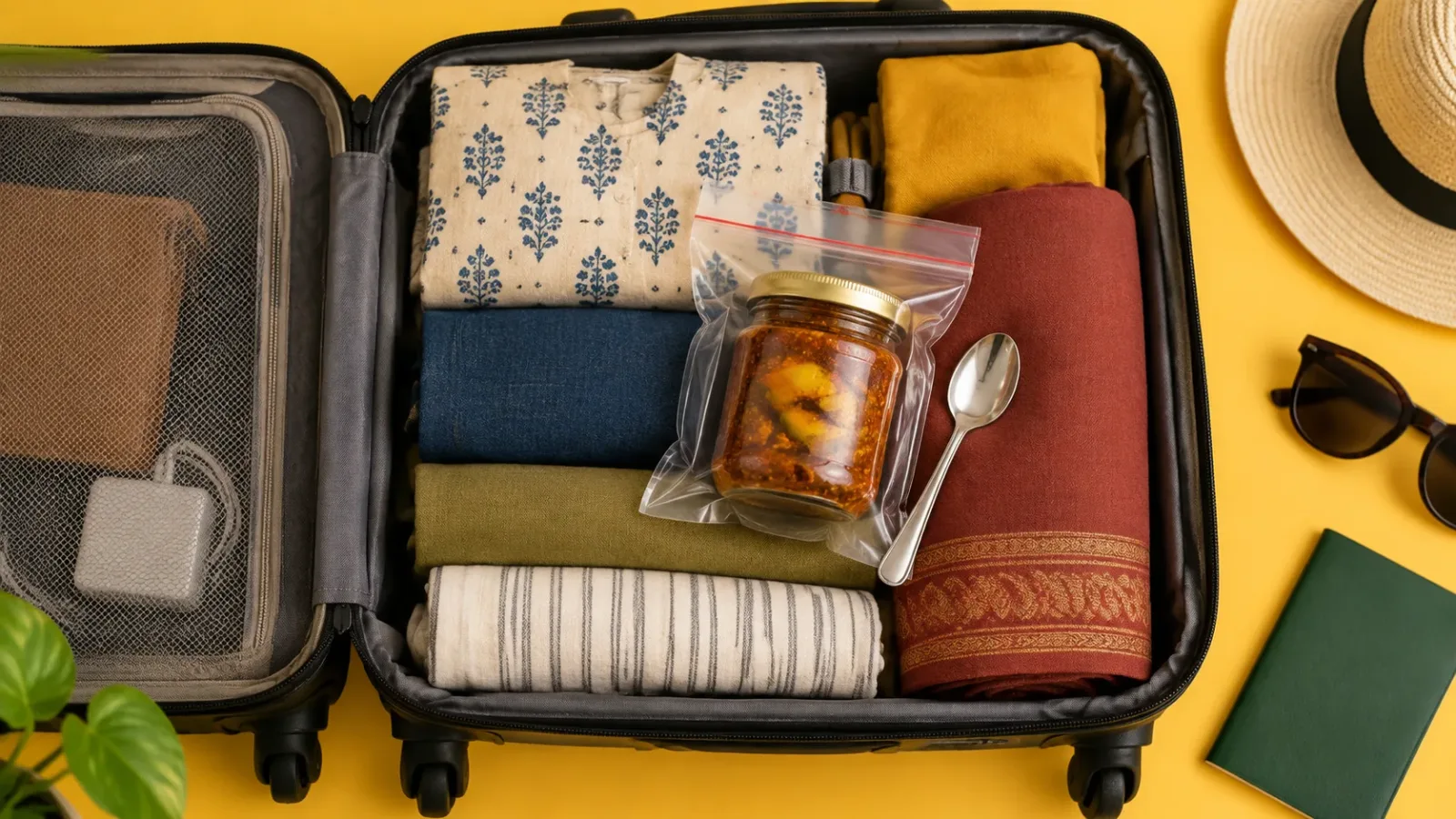 क्या इंटरनैशनल फ़्लाइट में घर का बना अचार ले जा सकते हैं? - Trip Keeper