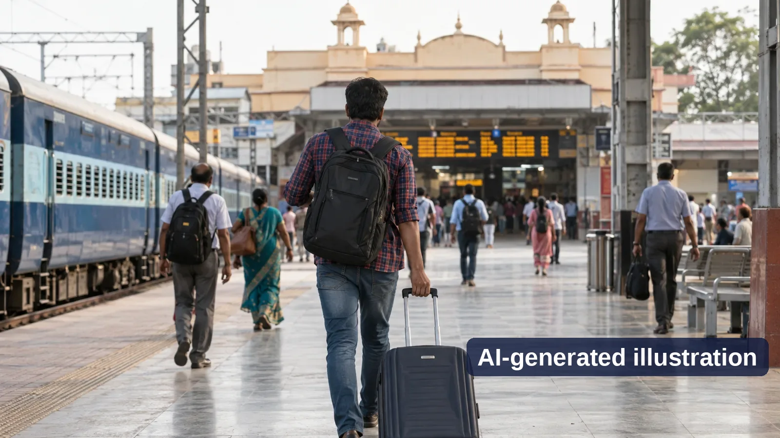क्या किसी दूसरे प्लेटफ़ॉर्म एंट्रेंस से ट्रेन पकड़ सकते हैं? - Trip Keeper
