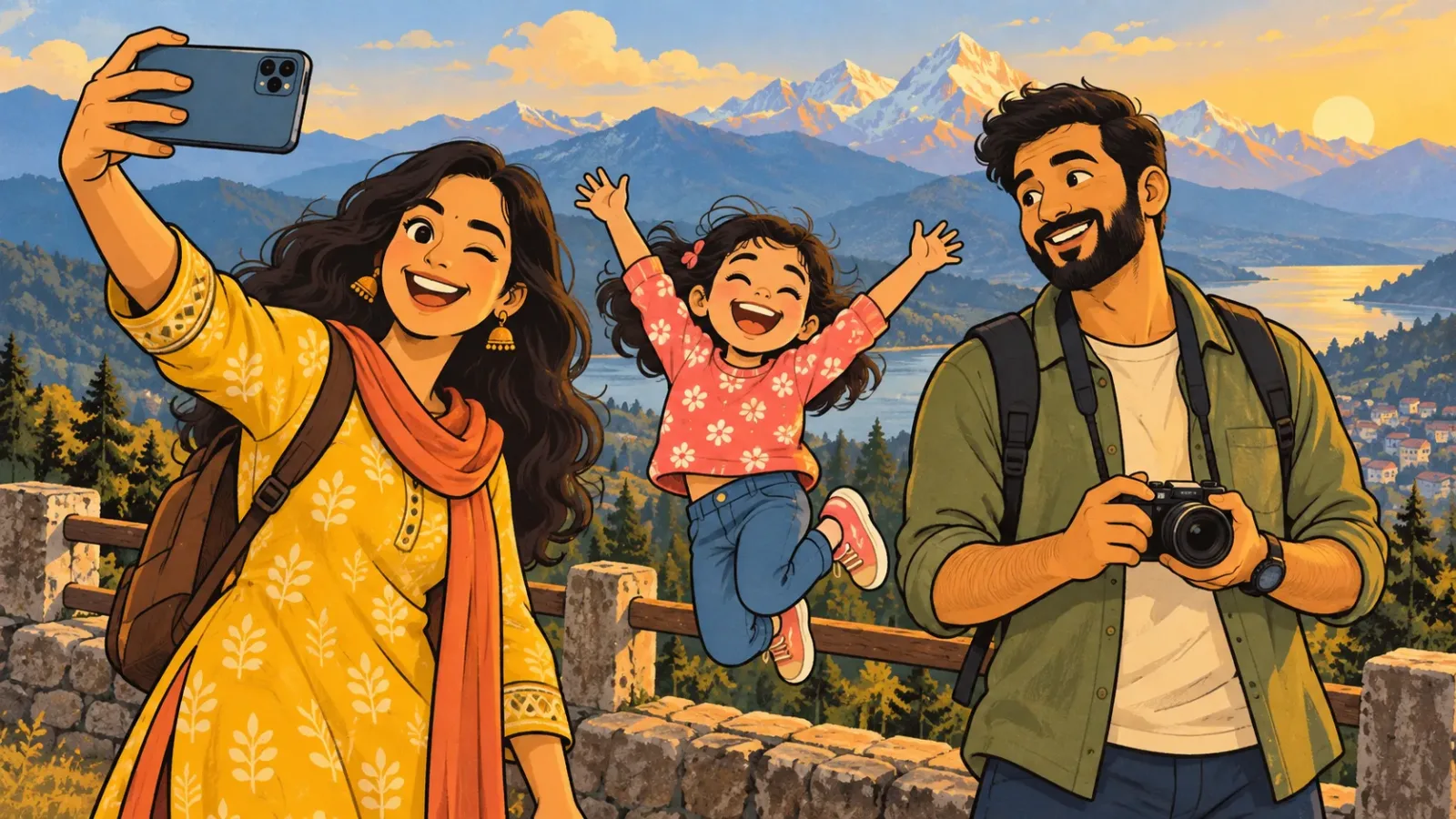 पारिवारिक छुट्टी के लिए मिररलेस कैमरा बनाम स्मार्टफ़ोन - Trip Keeper
