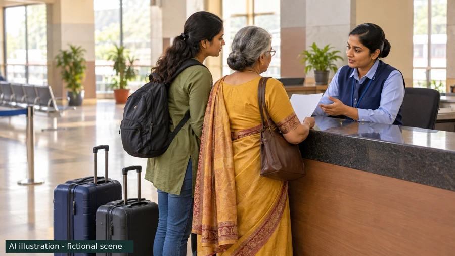 हिन्दी या अंग्रेजी पढ़े बिना रेल यात्रा: स्टाफ को दिखाने का कार्ड - Trip Keeper