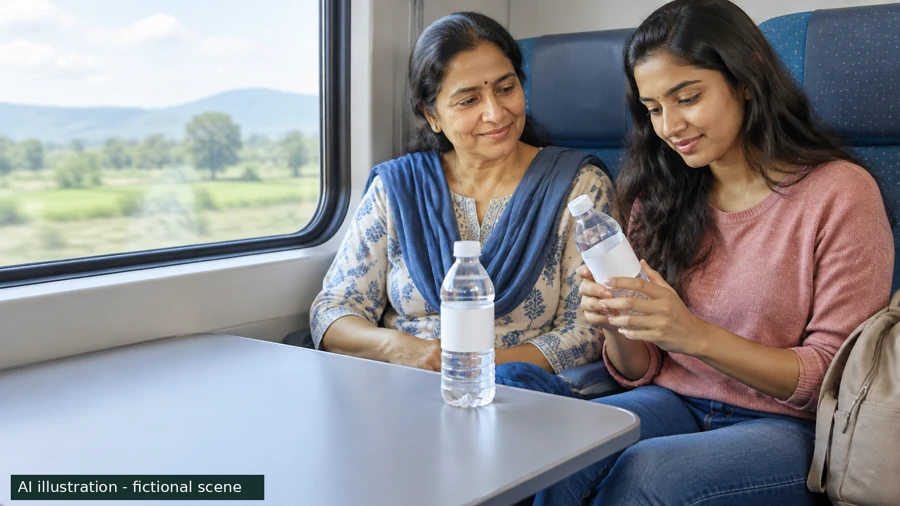 ट्रेन में पीने का पानी: सील बोतल और जाँची रीफिल की तैयारी - Trip Keeper