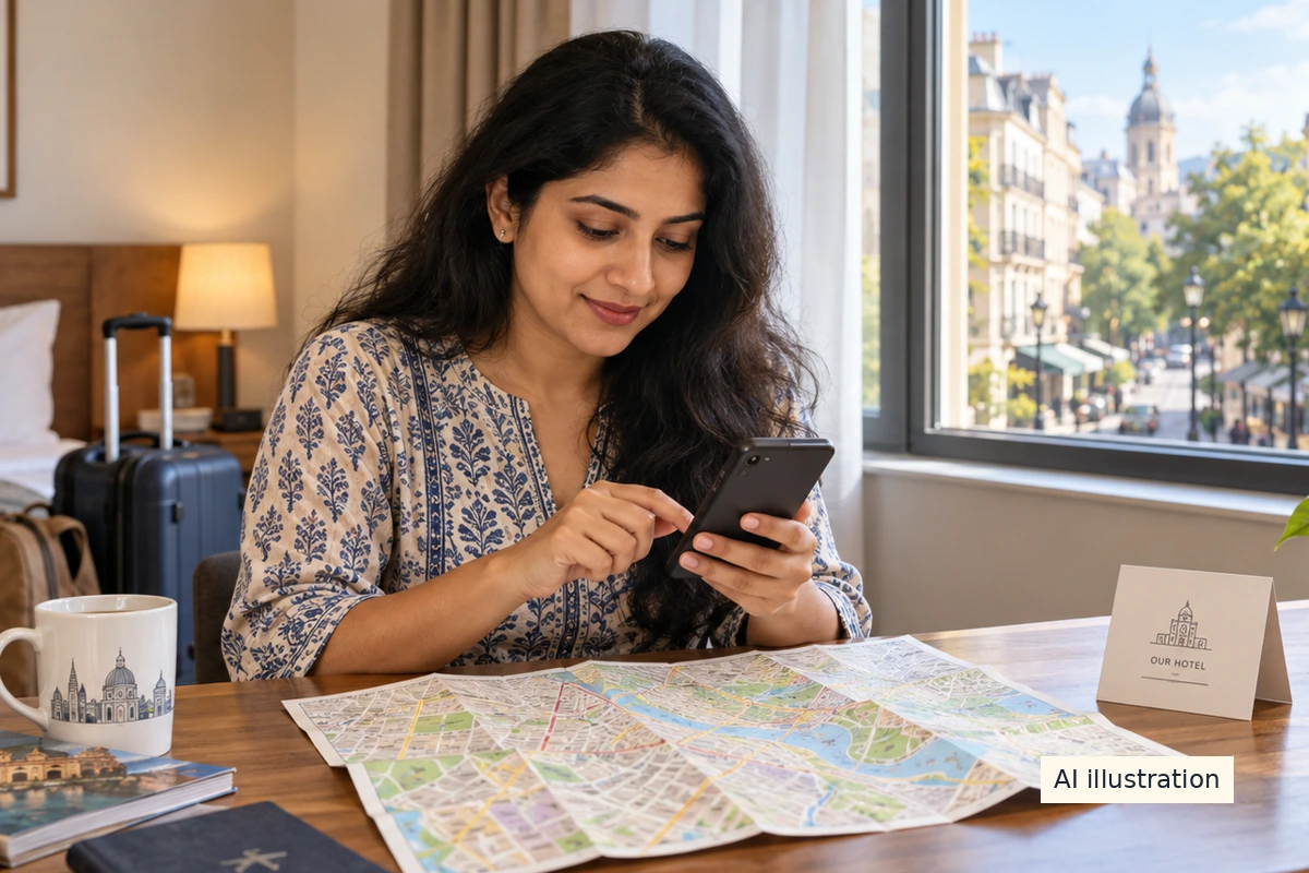 विदेश यात्रा से पहले ऑफलाइन नक्शे: इलाका डाउनलोड करें, गारंटी नहीं - Trip Keeper