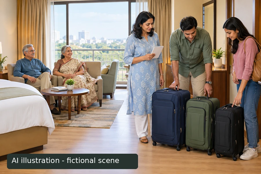 परिवार का प्रस्थान दिन: जिम्मेदारी, बैग और आखिरी जाँच तय करें - Trip Keeper