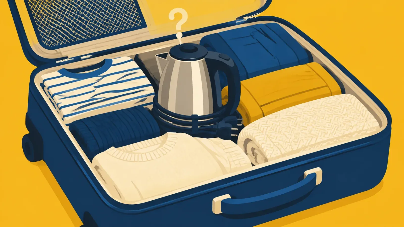 क्या इंटरनैशनल ट्रैवल में इलेक्ट्रिक केटली पैक कर सकते हैं? - Trip Keeper