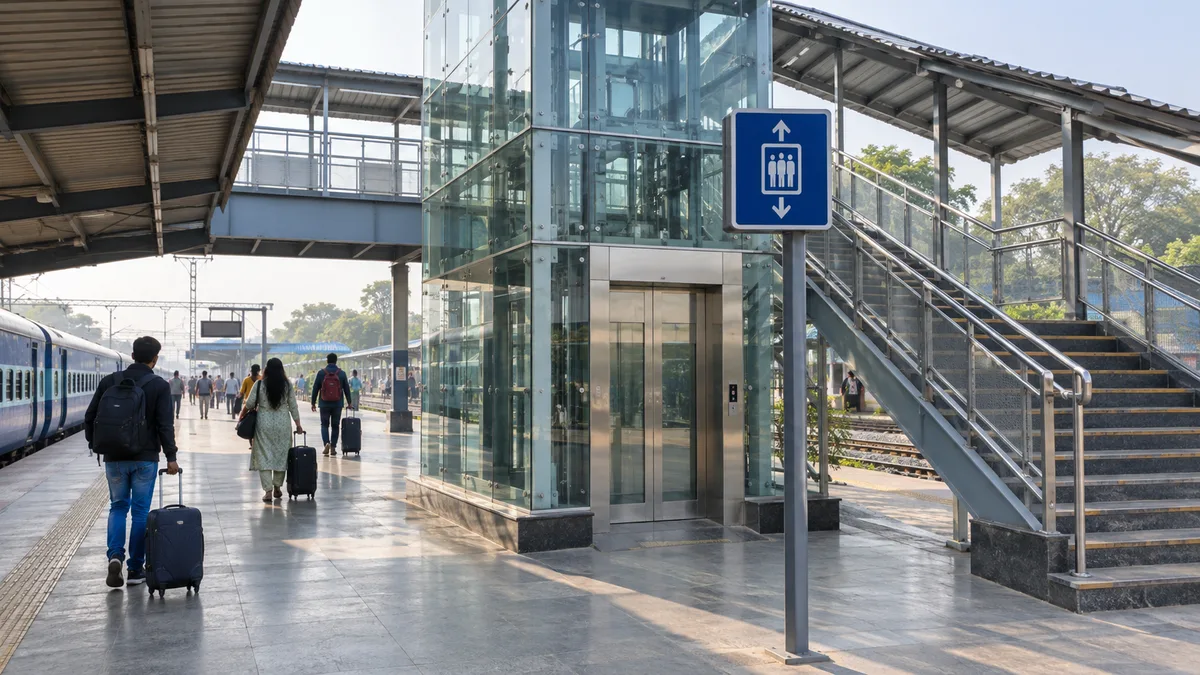 Indian railway station पर elevator (lift) कैसे ढूँढें? - Trip Keeper