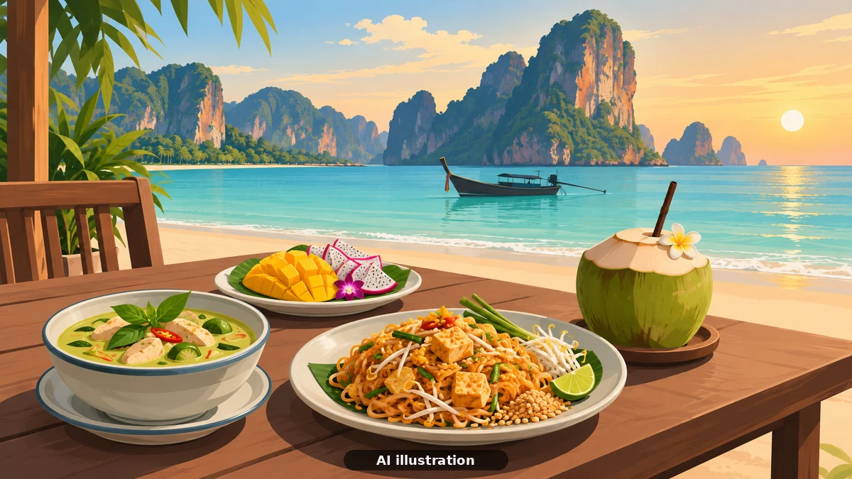 Krabi vegetarian food guide: finding vegetarian meals around Ao Nang without menu surprises - Trip Keeper