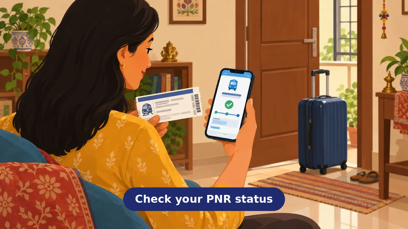 स्टेशन जाने से पहले PNR स्टेटस कैसे जाँचें? - Trip Keeper