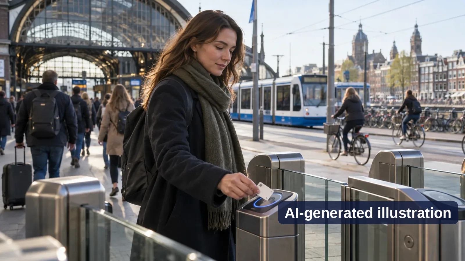 Schiphol to Amsterdam Centraal: the first train journey step by step