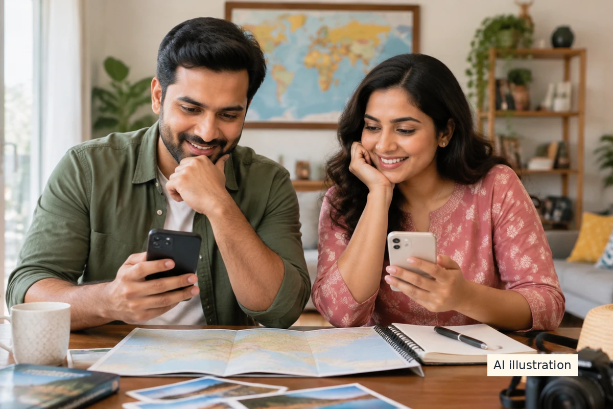 Share a family trip calendar without sharing your whole life
