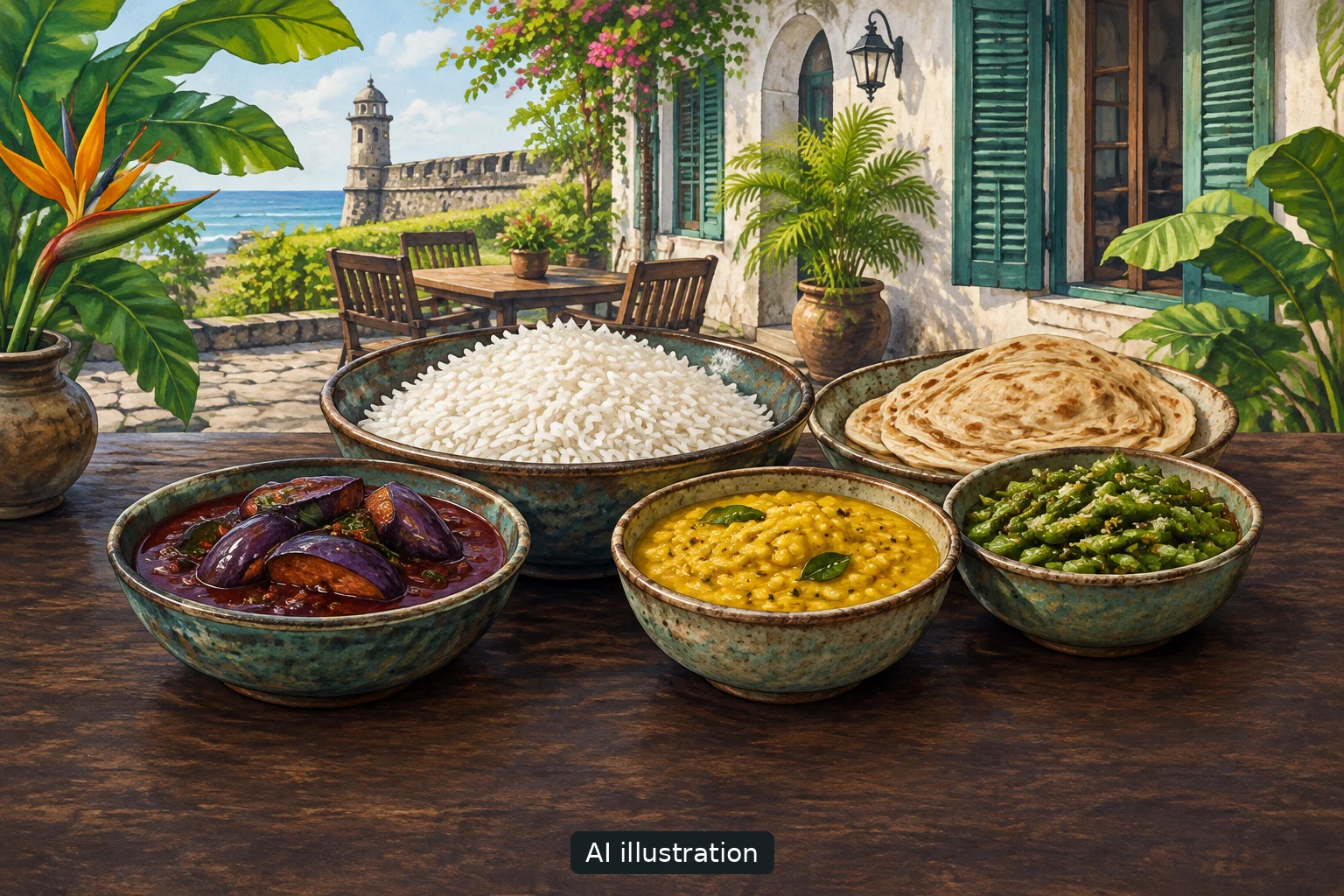 Vegetarian food in Galle Fort: two menu leads, hidden ingredients and the kitchen questions - Trip Keeper