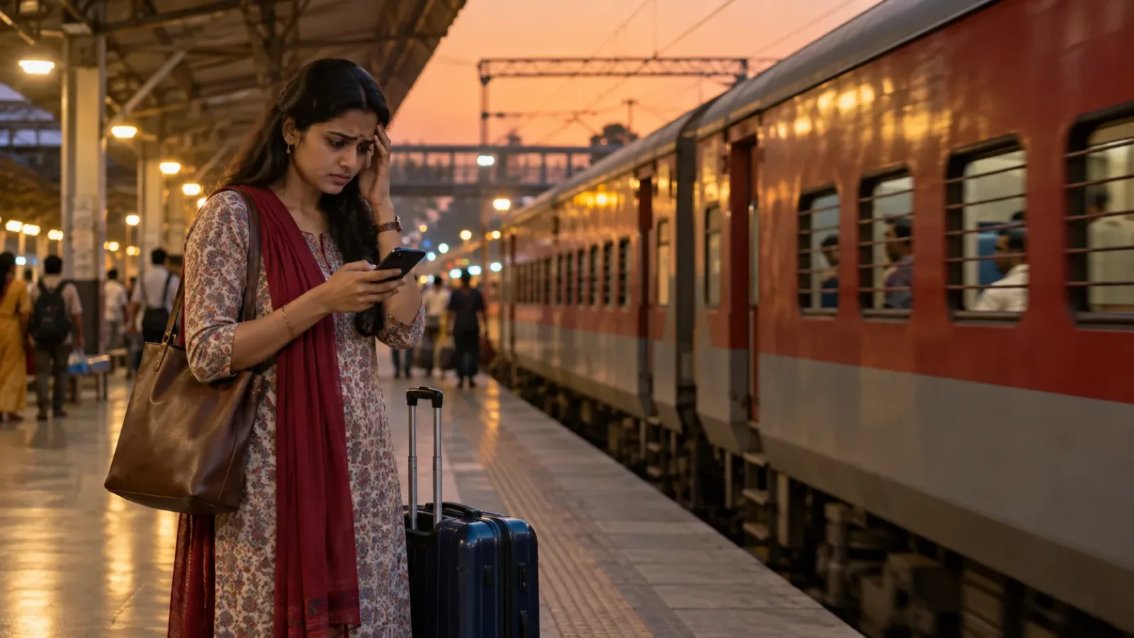 What If Your First Train Is Late and You Miss the Second Train?