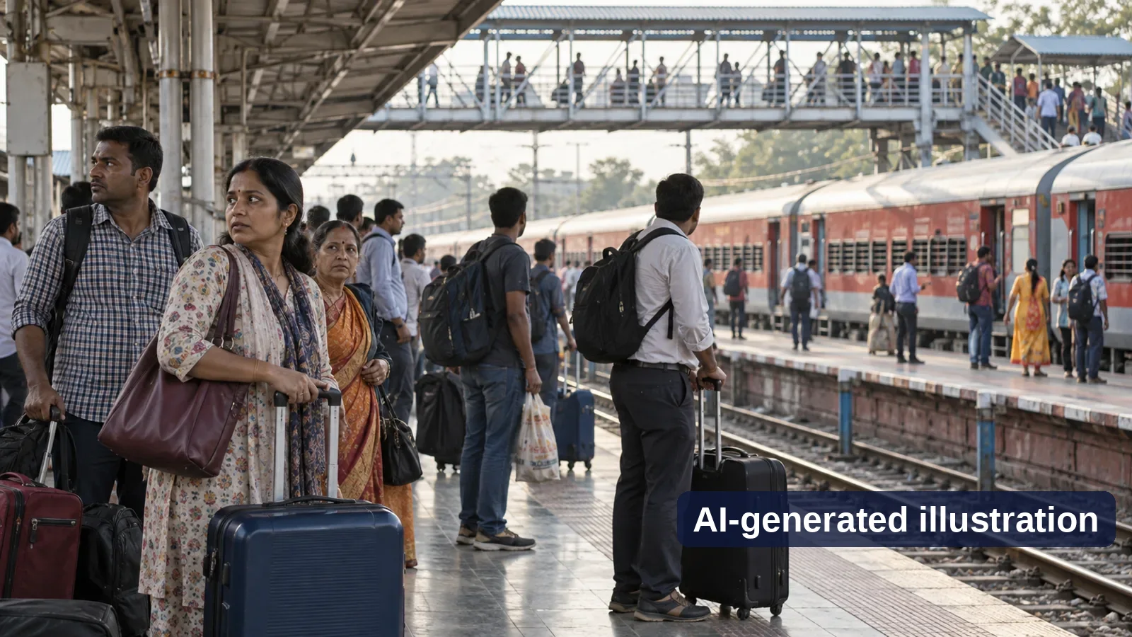 What should I do if my train platform changes suddenly?