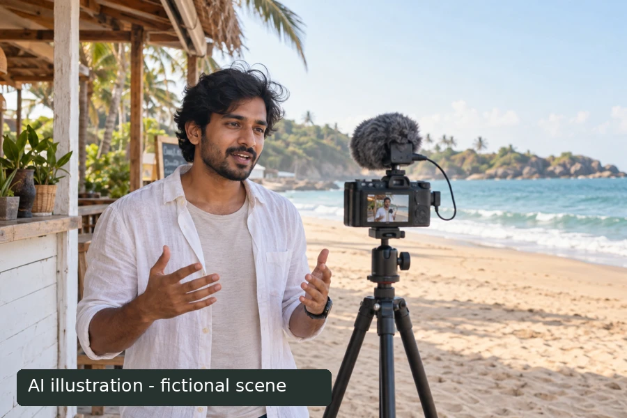 Windy beach vlog: protect the microphone before fixing the edit - Trip Keeper