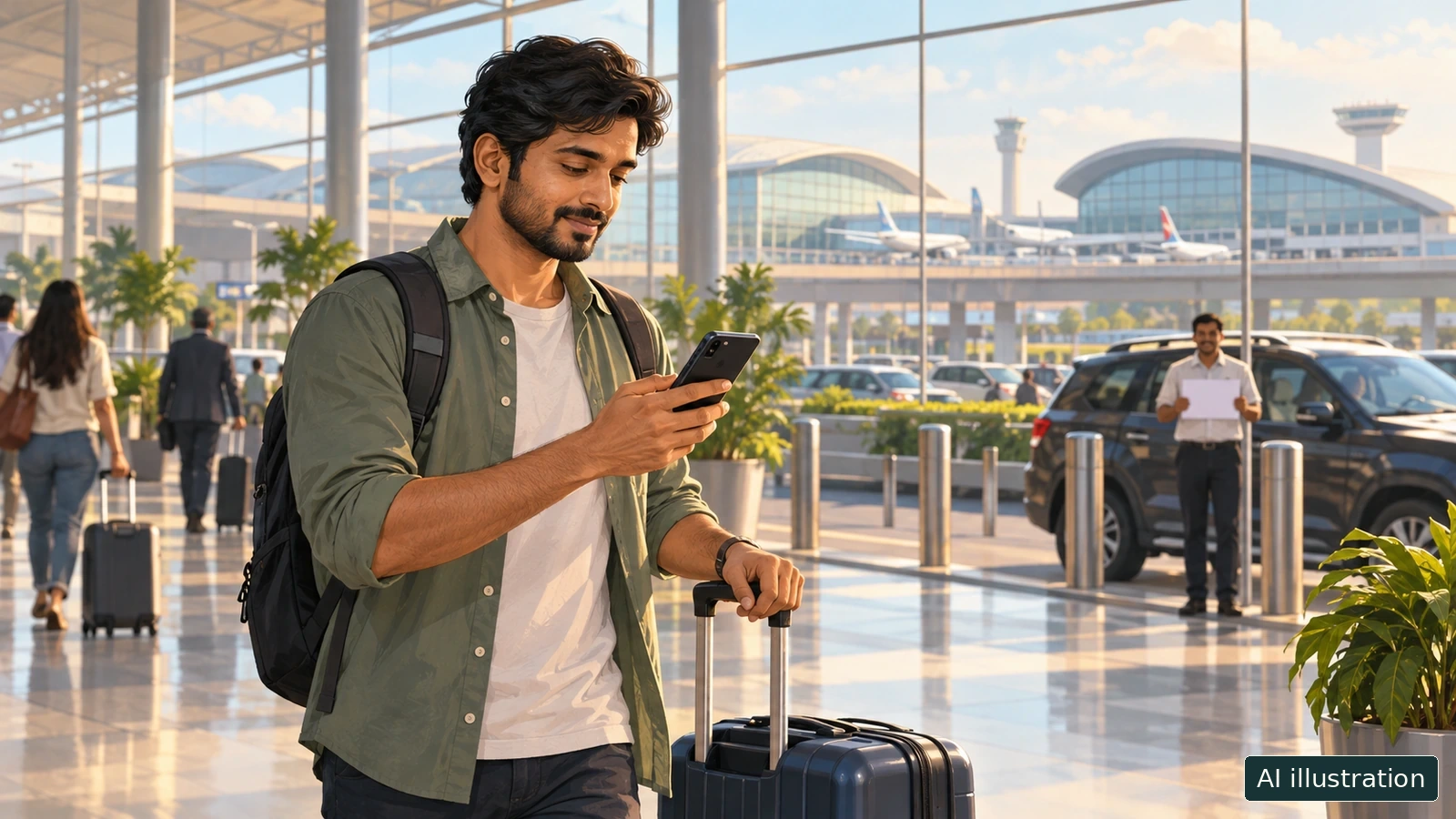 Your flight arrived at a different terminal: fix the next step first